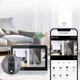 Бездротовий Wi-Fi відеодомофон із двостороннім зв'язком Tuya Smart Life, дверний дзвінок з камерою Чорний TSL-300PA-Black - зображення 7