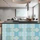 Самоклеящаяся ПВХ плитка Patchwork 20x20 см, 10 шт, водостойкие панели для стен и пола (0,4 м²) узор № 18 - изображение 6