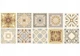 Самоклеящаяся ПВХ плитка Patchwork 20x20 см, 10 шт, водостойкие панели для стен и пола (0,4 м²) узор № 5 - изображение 2