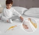 Наматрасник MirSon №7007 AquaTerry Mattress Cover водонепроницаемый на резинке по углам 140 x 200 см (2200010909166) - изображение 3