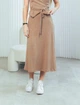 Спідниця в рубчик 410BRI 2XL бежевий - изображение 1