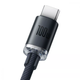 Кабель Baseus Crystal Shine Series Fast Charging Type-C 100W 1.2m чорний CAJY000401 - зображення 2