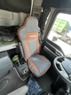 Автомобильные чехлы авточехлы из ЭКОКОЖИ на сиденья MAN TGX 26.440 euro 6 1+1 12-17 коричневые Favorite Ман ТГХ UE028711 - изображение 5