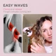 Щипці для завивки волосся TYMO ROVY Beach Waves , іонний інструмент Deep Waver з керамічним 3 стволом, рожевий - зображення 3