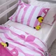 Простынь MirSon Бязь Полуторный Евро 180х200 см Kids Time 17-0110 Pink Pantere (2200008602574) - изображение 2