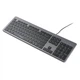 Клавіатура Vinga KB735 black-grey - зображення 1
