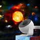 Ночник проектор звездного неба галактика Galaxy 19 сменных картриджей, домашний планетарий белый - изображение 5