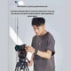 Петличний мікрофон UHF для DSLR камери та запису в реальному часі на кліпсі Voz бездротова система для інтерв'ю / запису звуку + навушники, чорний (104121719) - зображення 3
