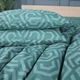 Пододеяльник MirSon Полуторный Евро 160х220 см Бязь 17-0622 Geometry Emerald (2200008197674) - изображение 4