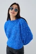 Джемпер однотонний жіночий Femme 10100 One Size Електрік - зображення 4