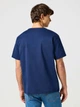 Футболка хлопковая длинная мужская Wrangler 112357358 XL Темно-синяя (5401139132849) - изображение 2