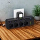 Мережевий фільтр - четверник з портами USB, Type-C та підсвіткою Cargar перехідник на 4 розетки з вимикачами, чорний (104174927) - зображення 4