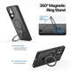 Чехол для Samsung Galaxy S25 Ultra Dux Ducis Yind Mag Folding Stand Матовый с Magsafe и подставкой Black - изображение 5