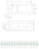 Ванна акриловая Radaway MIA 150x70 с ножками + сифон R135L (WA1-50-150x070) - изображение 2