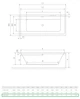 Ванна акриловая Radaway TIANA 180x80 с ножками (WA1-52-180x080) - изображение 2