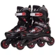 Роликовые коньки раздвижные детские Zelart Z-2923 S (30-33) (PL, PVC, колесо PU, черный-красный) - изображение 11