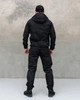 Спортивний чоловічий костюм плащівка Stone Island XL Чорний (JD-583) - зображення 5