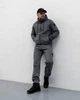 Спортивний чоловічий костюм плащівка Stone Island L Сірий (JD-583) - зображення 8