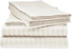 Простынь натяжная U-tek Сатин Boston Ivory Beige Stripe 90х200 см (BEISF92) - изображение 2