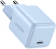 Сетевое зарядное устройство Ugreen X512 USB-C 20W PD3.0 QC4.0 GaN Fast Charger Blue (UGR-55555) - изображение 1