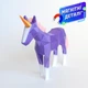 Магнітний Пазл 3Д Єдиноріг - изображение 1