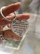 Брелок сердечко с гравировкой, подарок для дочки - Моїй донечці (укр) - изображение 1
