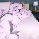Простынь MirSon Бязь 17-0744 Pink Tulips 150х220 см (2200010845259) - изображение 1