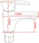 Смеситель для раковины FORMIX Alfa PL FMHO0807WH - изображение 2