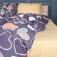Простынь MirSon Бязь 17-0720 Ashen Hearts 150х220 см (2200010686012) - изображение 1