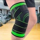 Наколенник эластичный бандаж Knee support Черный - изображение 1