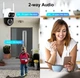 Уличная IP WiFi камера видеонаблюдения Asecam ABQ-2A 8MP (2 объектива, 2 линзы) ICSee, Панорамная камера - двойной обьектив - изображение 6