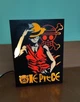 Светильник - ночник Аниме Д. Луффи Соломенная шляпа One Piece пластик - изображение 1
