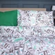 Простынь MirSon Бязь 17-0589 Dollars 200x220 (2200007047161) - изображение 4