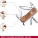Швейцарский складной нож 85мм Victorinox EVOWOOD 10 2.3801.63 - изображение 4