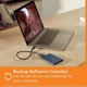 Зовнішній жорсткий диск 2 TB WD My Passport for Mac Blue (WDBA2D0020BBL-WESN) - зображення 4