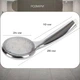 Насадка для душа с RGB подсветкой Shower head светодиодная лейка ручная (хромированная) - изображение 5