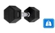 Гантель шестигранная Thunder 5 кг (HEXAGONAL-DUMBBELLS-5KG) - изображение 3