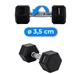 Гантель шестигранная Thunder 7,5 кг (HEXAGONAL-DUMBBELLS-7,5KG) - изображение 5