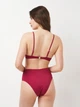Купальник раздельный женский Trendyol TBESS25BT00104 38 Бордовый (8684737036291) - изображение 2