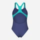 Купальник слитный женский Arena Graphic Swim Pro Back 009024-880 46 Синий/Бирюзовый (3468337506263) - изображение 8