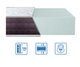 Ортопедичний безпружинний матрац Eurosleep Bionic comfort / Біонік комфорт160х190 см. - зображення 1