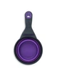 Мерный стакан для корма Dexas Collapsible KlipScoop складной на клипсе 240 мл Фиолетовый (dx30729) - изображение 2