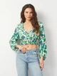 Рубашка женская Zara 3176/335 L Зеленая (03176335330048) - изображение 1