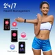 Смарт-годинник Timu T32 для Android iOS, 1,47-дюймовий SmartWatch IP68, SpO2/монітор сну, 165+ циферблатів - зображення 5