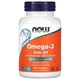 Жирные кислоты Now Foods Omega-3 Fish Oil 1000 мг 90 капсул - изображение 1