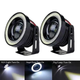 Противотуманные LED фары с ангельскими глазками 64mm 10W 1200lm (2шт) - изображение 2