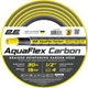 Шланг для полива садовый 2E AquaFlex 1/2" армированный 20 бар, 4 шара 30м Черный с желтым (2E-GHE12GE30) - изображение 1