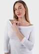 Лонгслив женский Fashion білий 103789_S - изображение 2
