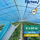 Полиэтиленовая пленка Fortex 6х60 м, 200 мкм, УФ-стабилизированная, синяя - изображение 6