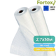 Армированная пленка Fortex 2,7х50 м, 135 м2, 180 г/м2, прозрачная - изображение 2
